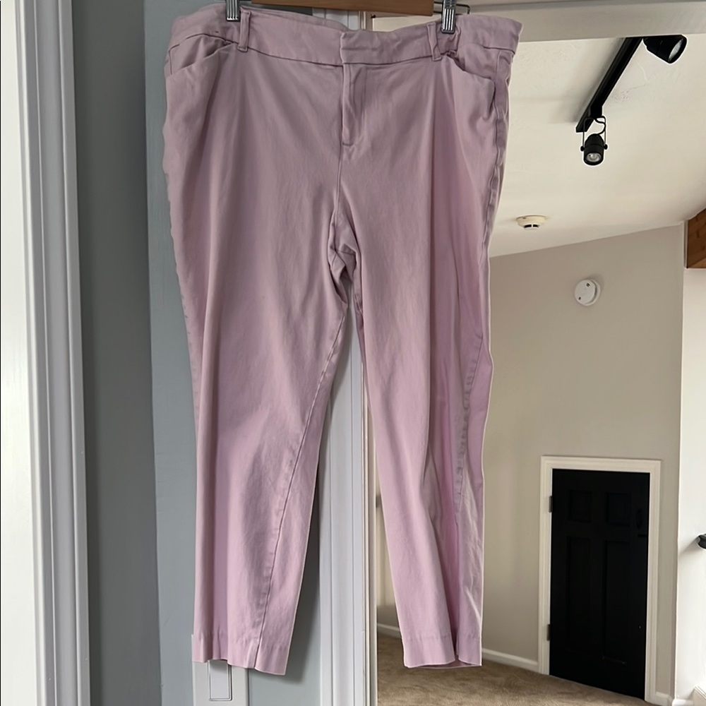 Old Navy pixie Light Pink Ankle Pants
